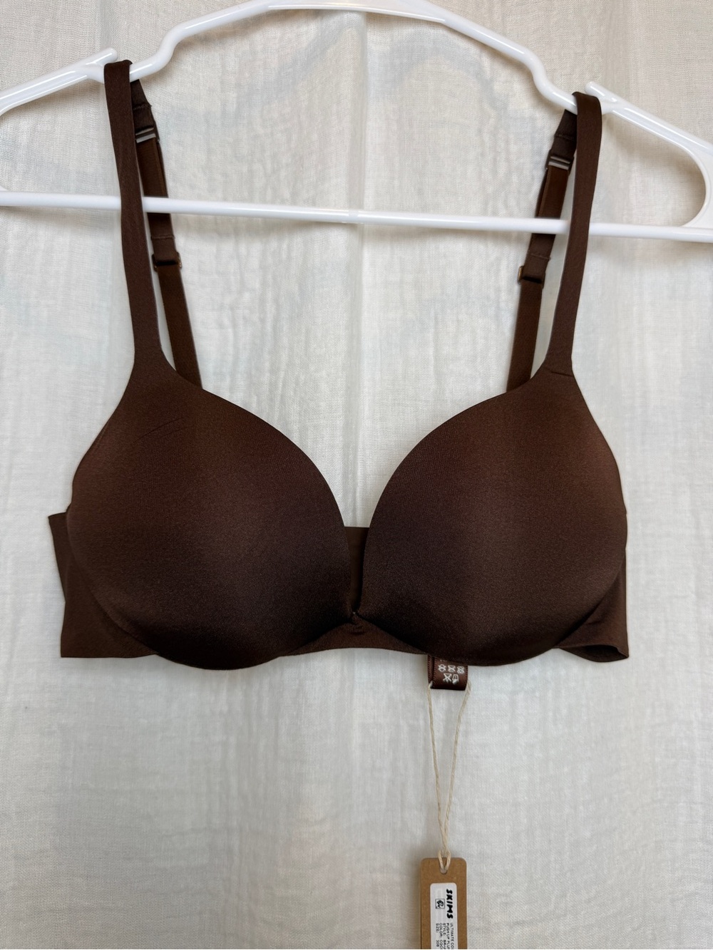 SKIMS Ultimate Collection Push Up Plunge Bra Cocoa - NWT - Size 30B